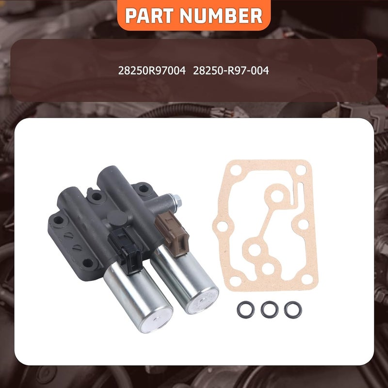 DEEGOOLY 28250-R97-004 Transmission Linear Solenoid Valve Fit for Hon-da Pilot Acc-ord Crosstour Odyssey Ridgeline 3.5L V6 for Acura RDX RL TL TSX Clutch Pressure Control Replace for 28250R97004 - Image 4